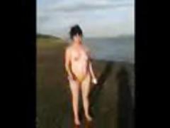 Lili Naked on a Public Beach TRAILER